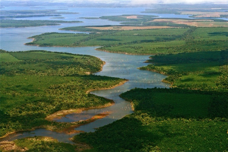Vista de Corrientes, Argentina